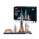 Детски 3D пъзел City Line Dubai 182ч. с LED светлини  - 2