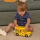 Детска играчка Жълт пеещ училищен автобус с фигура JJ  - 2