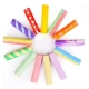 Детски миещи се цветни тебешири с държачи 24 цвята  - 2
