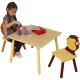 Детска Дървена Маса с 2 Столчета  - 8