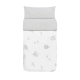 Комплект чаршафи за бебешко легло 70х140см. Nuit White  - 1