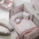 Бебешко розово плетено одеяло Bee Pink  - 7