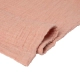 Бебешка розова памучна пелена Pure Cotton Pink  - 3