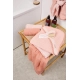 Бебешка розова памучна пелена Pure Cotton Pink  - 4