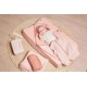Комплект 2бр. бебешки тензухени пелени Pure Cotton Pink  - 8