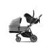 Бебешка комбинирана количка 2в1 Sleek Grey Melange  - 9