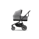 Бебешка комбинирана количка 2в1 Sleek с черно шаси  - 5