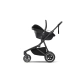 Бебешка комбинирана количка 2в1 Sleek с черно шаси  - 8