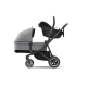 Бебешка комбинирана количка 2в1 Sleek с черно шаси  - 9
