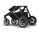 Комбинирана бебешка количка 2в1 Sleek  черна  - 5