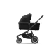 Комбинирана бебешка количка 2в1 Sleek  черна  - 6