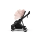 Детска розова лятна количка Shine Misty Rose/шаси Black  - 3