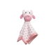 Бебешка розова играчка кърпичка Owl pink  - 1