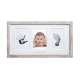 Рамка за бебешка снимка с мастилени отпечатъци Rustic  - 1