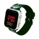 Детски LED дигитален часовник Star Wars Yoda зелен  - 2