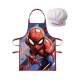 Комплект детска готварска шапка и престилка Spiderman  - 2