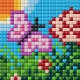 Детски хоби комплект с 960 пиксела - Пеперуда  - 3