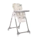 Детски стол за хранене Felicita White Africa Еко кожа  - 2