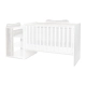 Бебешко дървено легло Multi 190/82 Цвят Бяло/Арт  - 3