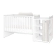 Бебешко дървено легло Multi 190/82 Цвят Бяло/Арт  - 4