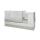 Детско дървено легло MiniMAX New Цвят Бяло/Milky Green  - 7