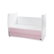 Детско дървено легло Dream Цвят Бяло + Orchid Pink  - 2