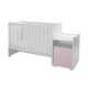 Детско дървено легло Trend Plus Цвят Бяло/Orchid Pink  - 5