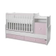 Детско дървено легло Trend Plus Цвят Бяло/Orchid Pink  - 7