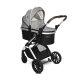 Детска количка Glory 2в1 с кош за новородено Opaline Grey  - 2