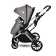 Детска количка Glory 2в1 с кош за новородено Opaline Grey  - 9