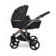 Бебешка комбинирана количка 2 в 1 Rimini Premium Black  - 3