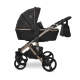 Бебешка комбинирана количка 2 в 1 Rimini Premium Black  - 4