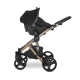 Бебешка комбинирана количка 2 в 1 Rimini Premium Black  - 10