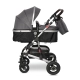 Бебешка комбинирана количка 2в1 Alba Premium Steel Grey  - 4