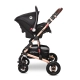 Детска комбинирана количка 2в1 Alba Premium Black  - 10