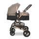 Бебешка комбинирана количка 2в1 Alba Premium Pearl Beige   - 3