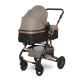 Бебешка комбинирана количка 2в1 Alba Premium Pearl Beige   - 5