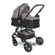 Комбинирана детска количка (2в1) Alba Premium Opaline Grey  - 2