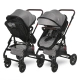 Комбинирана детска количка (2в1) Alba Premium Opaline Grey  - 8