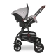 Комбинирана детска количка (2в1) Alba Premium Opaline Grey  - 10