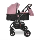 Комбинирана детска количка (2в1) Alba Premium Pink  - 4