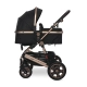  Комбинирана бебешка количка Lora Black (2в1)  - 3