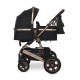  Комбинирана бебешка количка Lora Black (2в1)  - 4