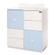 Шкаф за детска стая New Цвят Бяло/Baby Blue  - 3