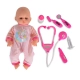 Детска кукла с докторски комплект 36cm  - 4