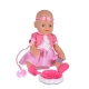 Детска пишкаща и плачеща кукла с рокля 46cm  - 4