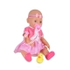 Детска пишкаща и плачеща кукла с рокля 46cm  - 5