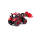 Детска играчка Червен трактор с лопата  - 6
