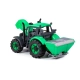 Детска играчкa Зелен трактор фертилизатор Progress  - 3