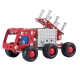 Детски метален конструктор Пожарни камиони 7 в 1  - 3